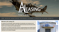 Desktop Screenshot of airleasing.co.uk